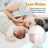 Electric Wearable Hands Breast Invisible Silent Pain Free Feeding Pump with 24mm Flange 150ml Capacity