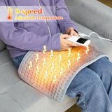 Electric Blanket 9 Level 4 Mode Timer Heating Pad For Shoulder Neck Back Spine Leg Winter Warm Gift 58x29CM