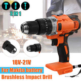 Screwdriver for Car Repair 18V 95Nm Cordless 4000RPM Electric Impact Wrench Brushless Drill Driver For Home DIY Use