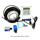 TUF-2000SW Ultrasonic TS-2/TM-1/TL-1 Sensor Liquid w Meter Wall-Mounted 4-20mA ModBus RS-485 Protocol wmeter