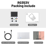 ANBERNIC RG353V RG353VS Handheld Gam Console 3.5'' IPS Screen HDMI Output Android Linux OS Built-in Retro Emulator Player Gifts