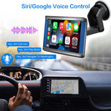 Wireless Multimedia Player for All Vehicles Plug Use Car Stereo With Apple CarPlay/Android Auto 7 inch 1024*600 Toucreen