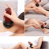 Natural Electric Bianstone for Face Back Slimming Body Skin Lift Care Spa Meridian Dredging Muscle Gua Sha Massage Tool