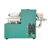 220V Double Head Leather Strip Cutter Belt Strap Cutting With Edge Folding Laminating hine Slicer