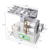 550W Sewing hine Energy-Saving Dc Brushless 220V Flat Car Servo Speed Regulating Electric Single-Phase Small Motor