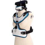 Cervical Thoracic Orthosis Adjustable V Shoulder Strap Head Neck Chest Fixation Brace for Adult Back Fixing Supports