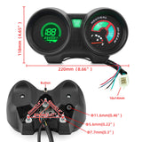 for Honda CG150 2004-2009 Fan150 For Brazil TITAN 150 Digital LCD Motorcycle Instrument Speed Gauge Fuel Meter Speedometer