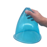 Blue Large Size 21cm Vacuum Cups - For Breast Enhancer, Buttock Lifting, Chest Enlargement & Suction Massager (2PCS)