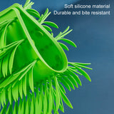 Snuffle With Grass Shape Slowing Feeding Intelligence Mat Silicone Interactive Feed Game Pad For Boredom Pet Product