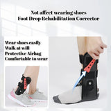Foot Droop Splint Brace Orthosis Joint Fixed Straps Iatable Airbag Guards Support Ankle Recovery
