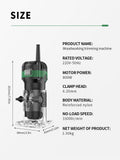 800W Wood Router Woodworking Electric Trimmer Engraving Slotting Trimming Carving hine Kit With 6.35 Milg Cutter