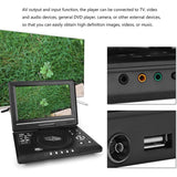 9.8Inch 16:9 Widescreen player 270° LCD Screen Home Car TV DVD Player Portable VCD Compact Disc MP3 Viewer Game Function