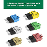 8 Packs Circuit Breaker Low Profile ATC/ATO Manual Resettable Fuse 5A 6A 7.5A 10A 15A 20A 25A 30A (Mixed) 12V-32V