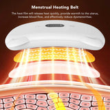 Heating Belt Reduce Pain Waist Heating Belt for Menstrual Period Heating Vibration Massage Waist Support Belt Abdomen PainRelief