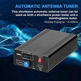 ATU-10-0A Aluminum Alloy Shortwave Antenna Tuner 20W 1.8-30Mhz Shortwave Power Meter Standing Waves Meter
