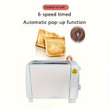 1pc, 2 Slice Toaster, Easy To Clean Breader Toaster Toaster 2 Slice Wide Slot, Extra Wide Slots
