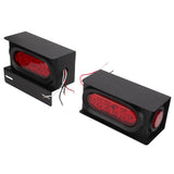 Tail Light Trailer Light Boxes Housing Kit 10LED for Heavy Truck for Bus
