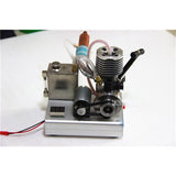 Methanol Mini DIY Combustion Motor Gasoline Petrol Engine Electric Generating Set Unit For Lighting Charging