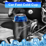 Summer Use Mounted Vehicle Holder DC12/24V Fast Refrigeration Can Rack Colding Coffee Cup for Car Track