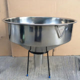 Large stainless steel upper 30CM lower 51mm hight 235mm for liquid thickened oil wine funnel replacement parts