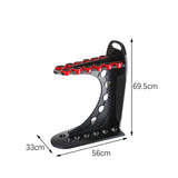 Storage Vertical Fishing Pole Display Shop Indoor Sturdy Easy Installation Cabin Household Rod Rack Stand