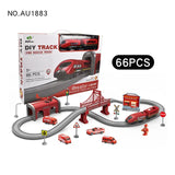 2024 New DIY Rail Car Children Toys Puzzle Assembled Railway Building Block Track Magnetic Train Set For Kids Gifts