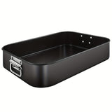 1pc, Lasagna Pan, Baking Pan For Oven, 40.64x30.48x7.62 Cm Baking Dishes For Oven, Roasting Pan Brownie Pan With Handles, Rectangle Cake Pans Sets For Baking, Deep Baking Pan, Nonstick Bakeware