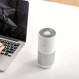 1pc Car Air Purifier RV Negative Ion USB Mini Portable To Remove Smoke Automatic Detection Light Display
