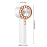 Handheld Air Cooler - Outdoor Portable with Semiconductor Refrigeration. 2200mAh Battery, USB Rechargeable Cold Fan