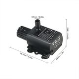 Decdeal Ultra-quiet Mini USB DC5V 4.8W 300L/H Lift 300cm Brushless Water Pump Waterproof Fountain with Flow Adjustment Function
