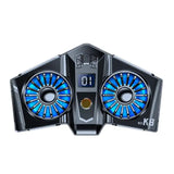 K8A Magnetic Phone Coog Fan Game Cooler with Temperature Display Phone/Tablet Radiator