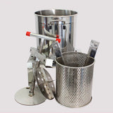 10L Manual Stainless Steel Beekeeping Equipment Tools Paraffin Wax Press hine Honey Rolling Mill NE