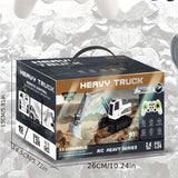 11-channel Remote Control Excavator Toy，Alloy Heavy-duty Truck Engineering Vehicle
