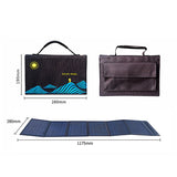 100W Foldable Solar Panel with Portable Folding Bag - USB+DC Output Solar Charger for Outdoor Supply. Power Generator for Mobile Phone