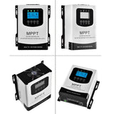 High Efficiency 50A 60A MPPT Solar Charge Discharge Controller Regulator LCD Touch Screen For 12V 24V 48V 60V 72V 96V Battery