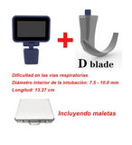 3.5 inch color Touch screen Anesthesia Digital Video Laryngoscope 6 sizes Reusable Stainless Steel Blades Optional laryngscope
