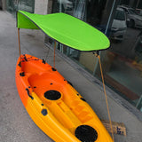 New Universal Durable Single Kayak Canoe Awning 125*110cm Anti-UV Folding Sunshade Tent Rain Shelter Boat