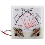 1 PCS Power Meter Head Radio Station With Backlight PMMA Cover SWR Black Forward 300W Reflected 60W