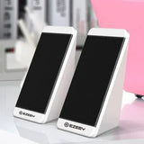 A Pair of Computer Speakers PC Speaker Horn for Laptop Desktop Phone Audio+USB Multimedia Wired Loudspeaker