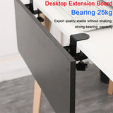 2pcs Under Desk Tray Office Height Adjustable Pull Out Keyboard Stand Holder Foldable Bracket Storage Shelccessories
