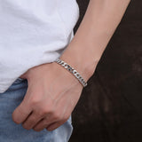 S925 Silver Glossy Men's And Women's Same Simple Style Personalized Bracelet
