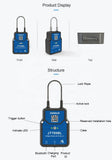 Cargo container tracking security Multiple doors vae padlock seal sub gps lock
