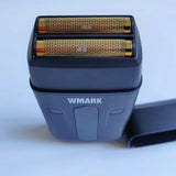 2024 New WMARK NG-984 Oil Head Gradient Whitener Stainless Steel Etched Titanium-plated Two Knife Mesh Blade Clipper