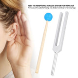 432HZ Alloy Sound Healing Therapy Tool Set Aluminum Alloy, Wood Tuning Fork Hammer Storage Bag