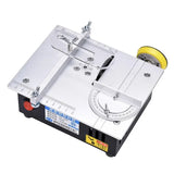 High-Precision Desktop Miniature Table Saw for DIY - Cut Acrylic, PCB, and Aluminum Alloy