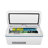 Running external Mini Fridge Blood Insu Vaccine Interferon Cooler Box Drug Reefer Portable cold storage box