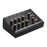 Mix800 Sound Mixer Ultra-Compact 8 Channel Karaoke System Digital Audio Mixer Mono Stereo Audio Sound Line Mixer 1/4" Trs