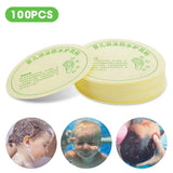 100pcs Waterproof Stickers Bath Swimming Infant Newborn Care Paste(Transparent ) Nursing Ear Paste Baby Supplies