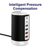 65W USB Fast Charger HUB Quick Charge QC3.0 Multi 6 Port USB Type C PD Charger Charging Station US Plug