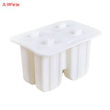 Homemade Ice Cream Silicone Mold 4/10 Cavity Homemade Kitchen Silicone Popsicle Mold Reusable Popsicle Mold Making Sorbet Mould